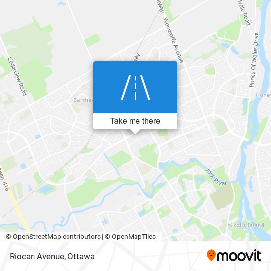 Riocan Avenue map