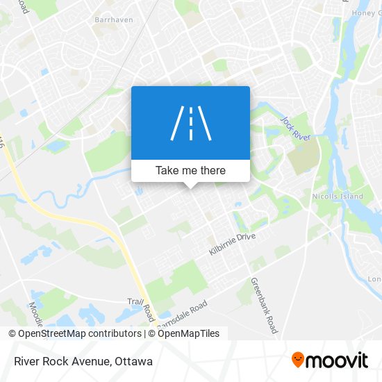 River Rock Avenue map