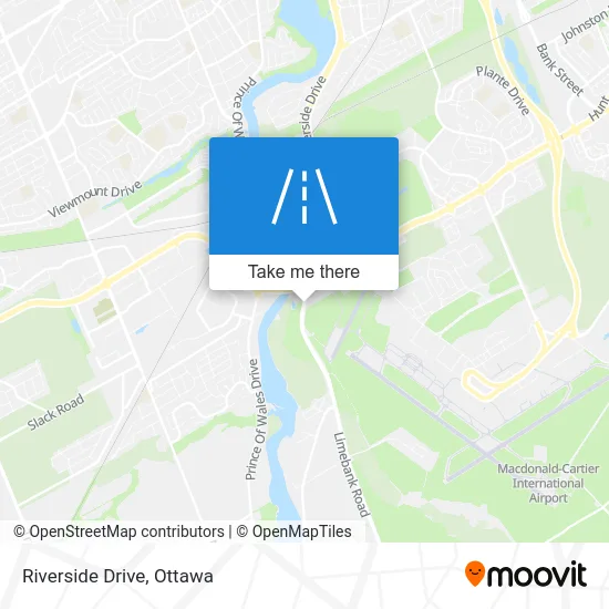 Riverside Drive map