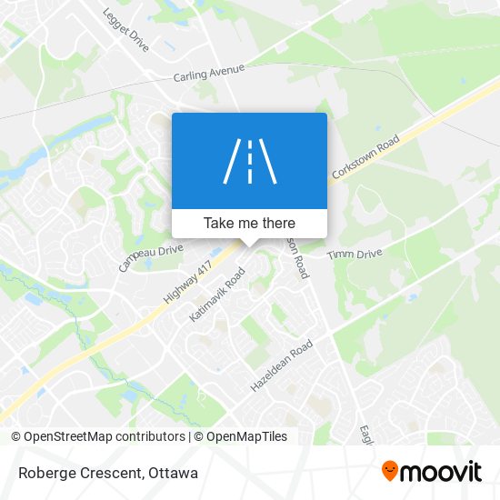 Roberge Crescent map