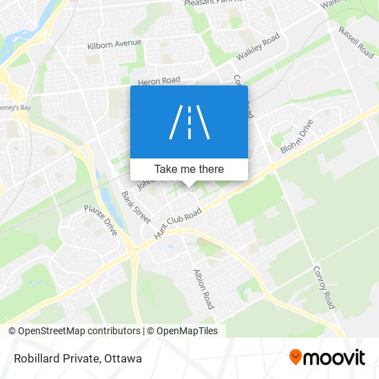 Robillard Private map