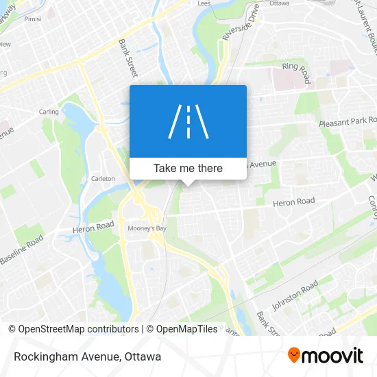 Rockingham Avenue map