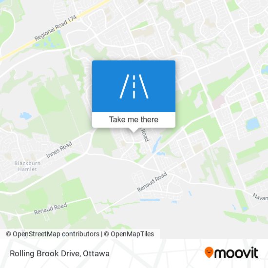 Rolling Brook Drive map