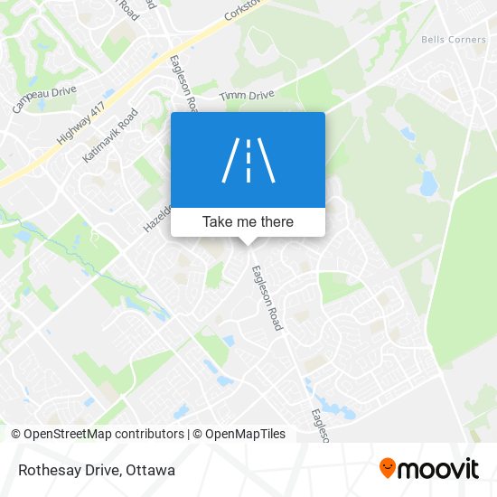 Rothesay Drive map