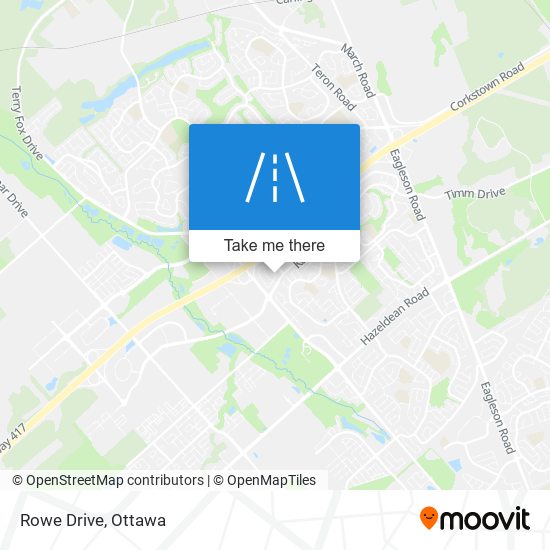 Rowe Drive map