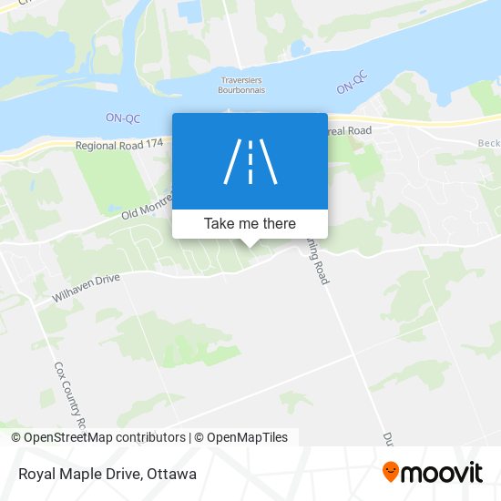 Royal Maple Drive map