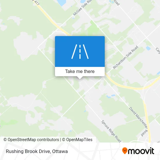 Rushing Brook Drive map