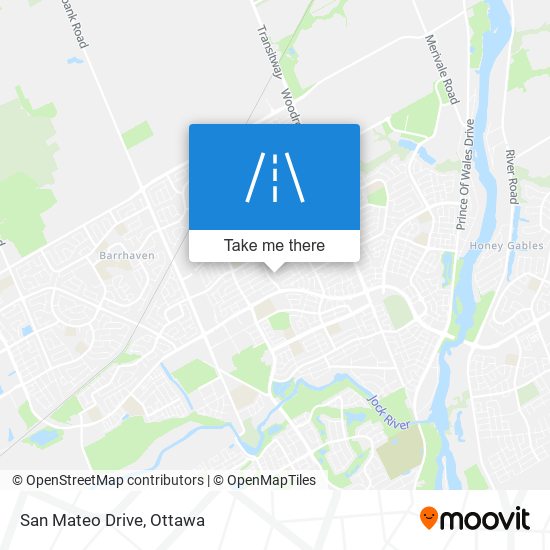 San Mateo Drive map