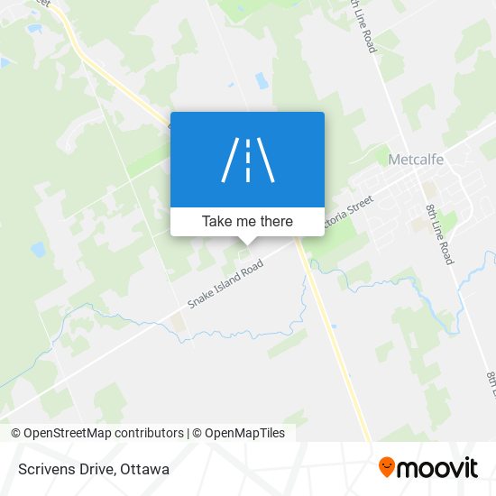 Scrivens Drive map