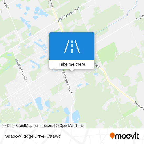 Shadow Ridge Drive map