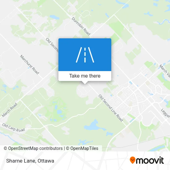 Sharne Lane map