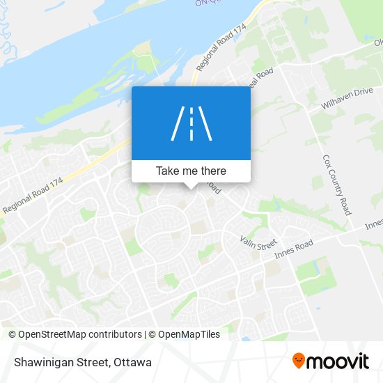 Shawinigan Street map