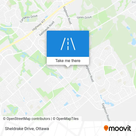 Sheldrake Drive map