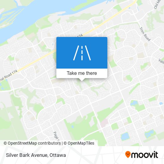 Silver Bark Avenue map