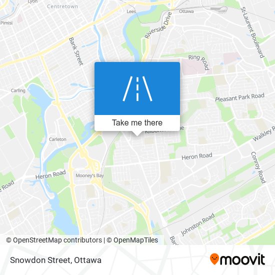 Snowdon Street map