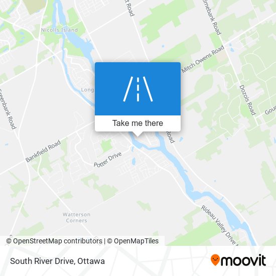 South River Drive map