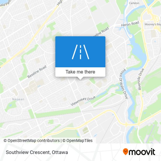 Southview Crescent map