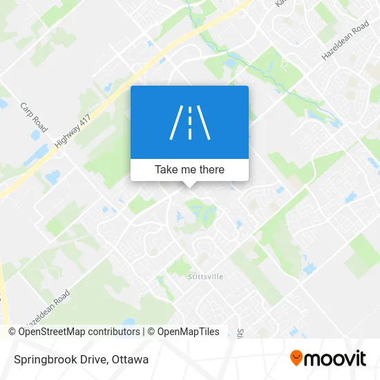 Springbrook Drive map