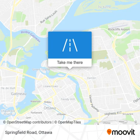 Springfield Road map