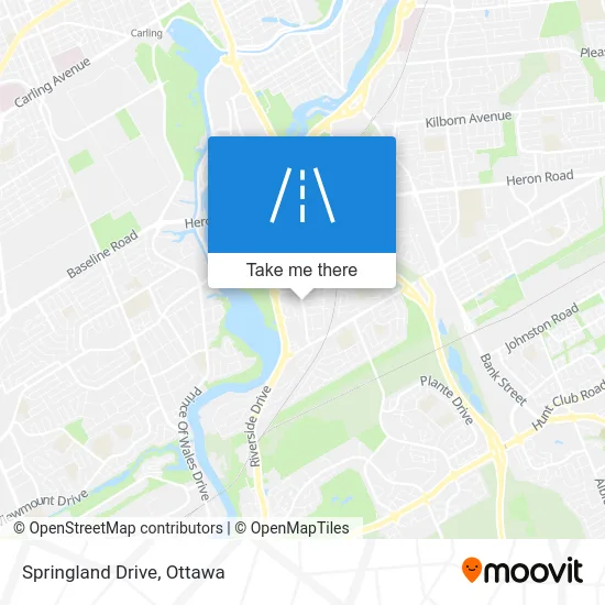 Springland Drive map