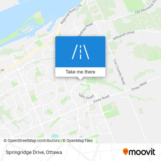 Springridge Drive map