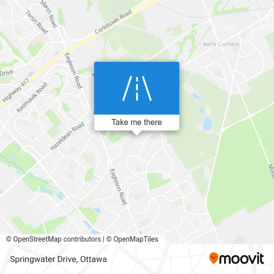 Springwater Drive map
