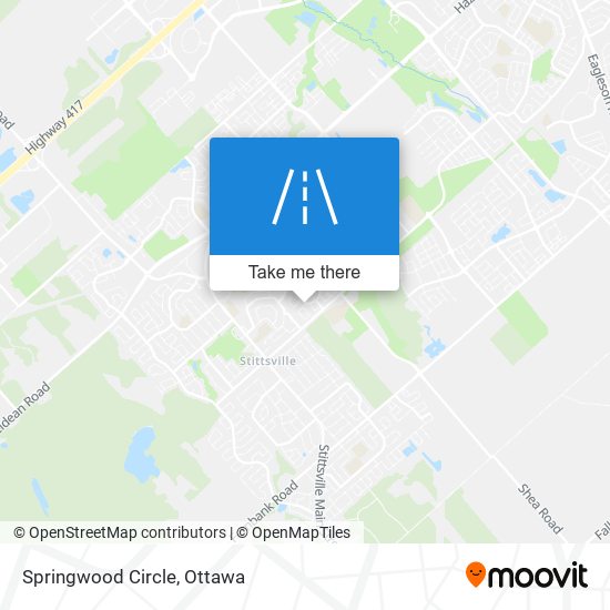 Springwood Circle map