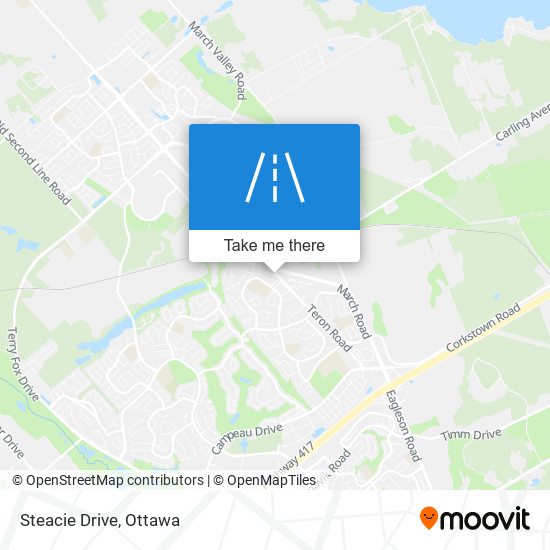 Steacie Drive map