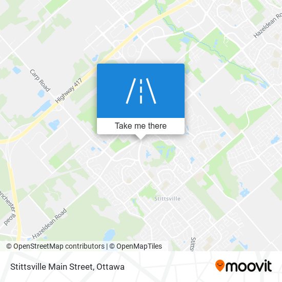 Stittsville Main Street map