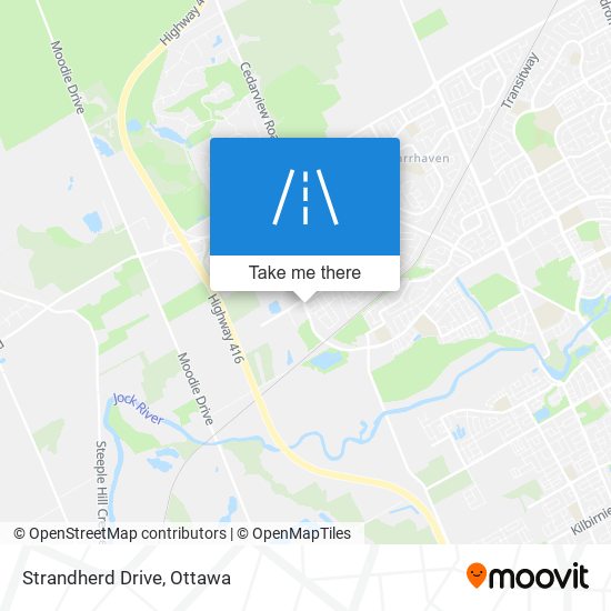 Strandherd Drive map