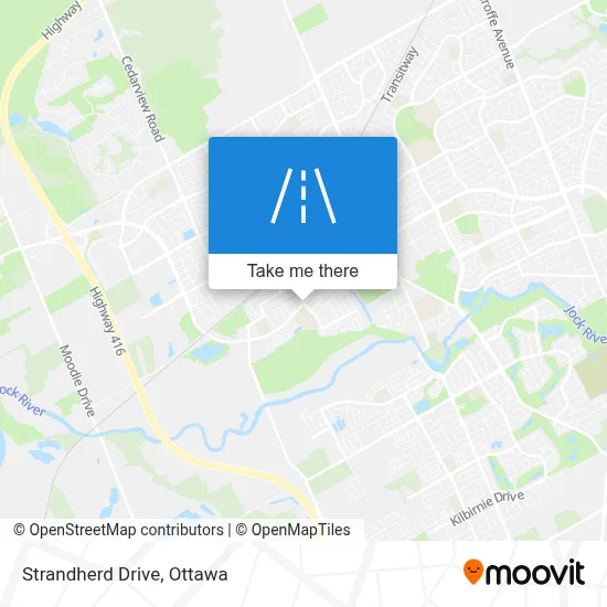 Strandherd Drive map