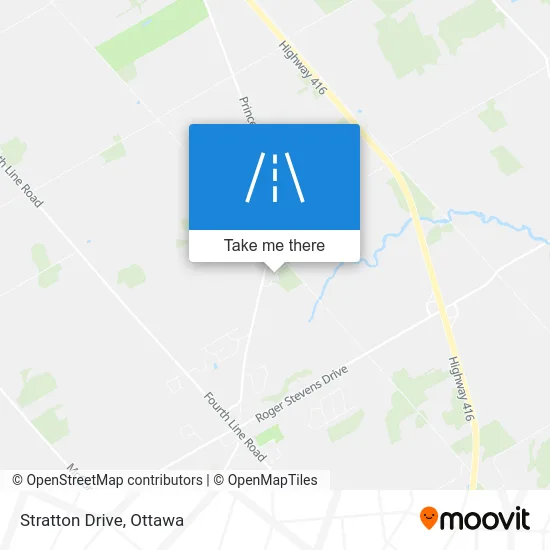 Stratton Drive map