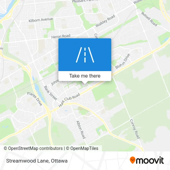 Streamwood Lane map