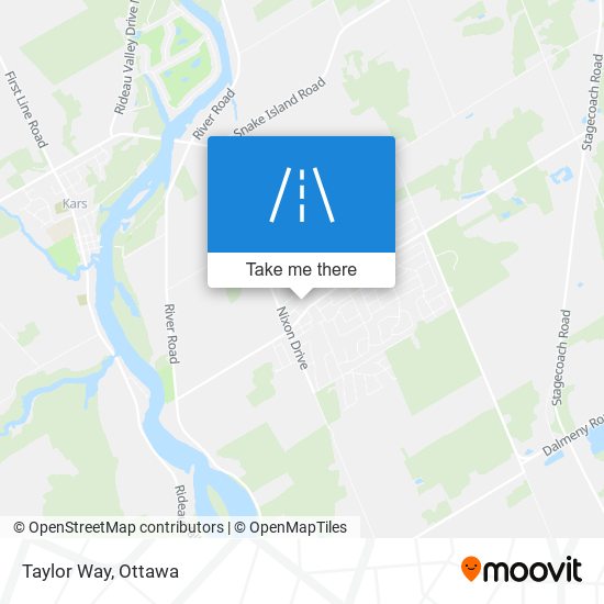 Taylor Way map