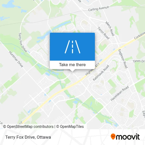 Terry Fox Drive map