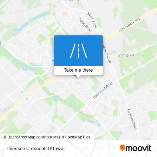 Thiessen Crescent map