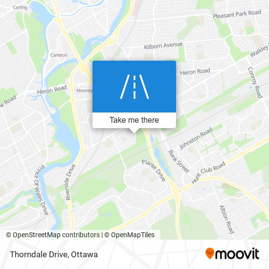 Thorndale Drive map