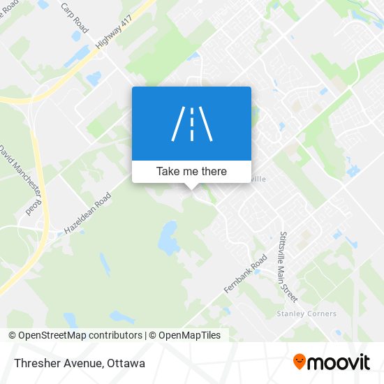 Thresher Avenue map