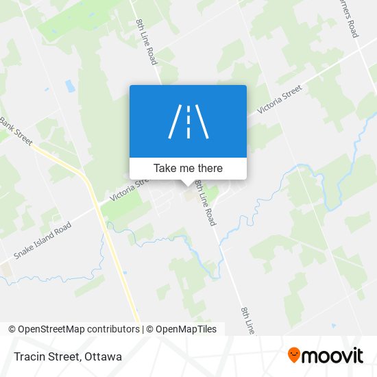 Tracin Street map