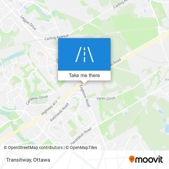 Transitway map