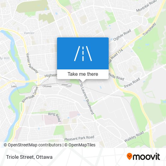 Triole Street map