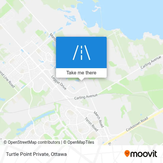 Turtle Point Private map