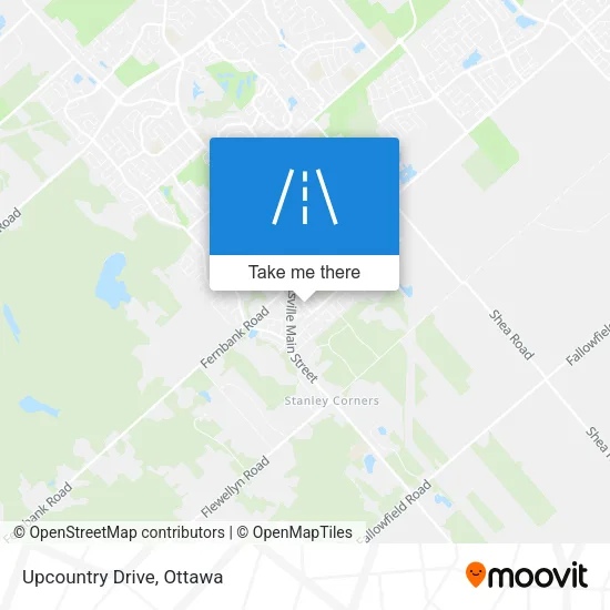 Upcountry Drive map