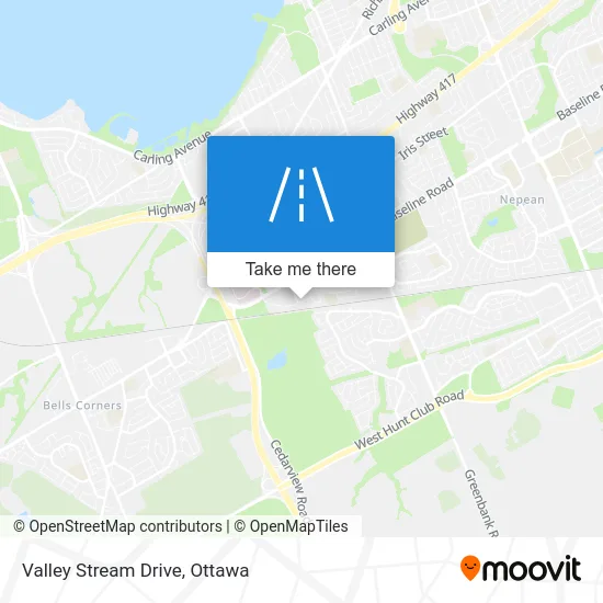 Valley Stream Drive map