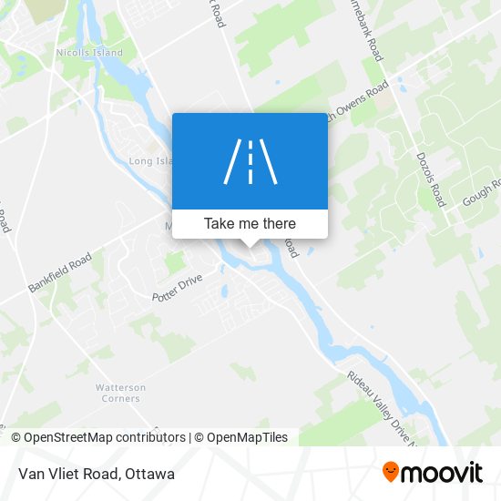 Van Vliet Road map