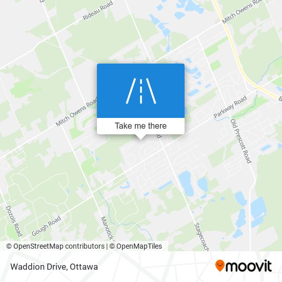 Waddion Drive map