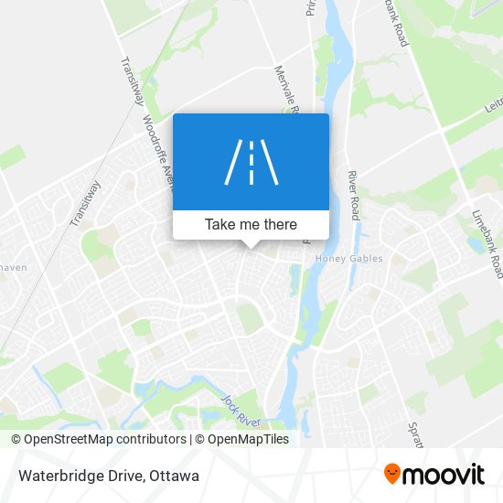 Waterbridge Drive map