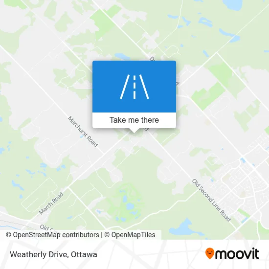 Weatherly Drive map