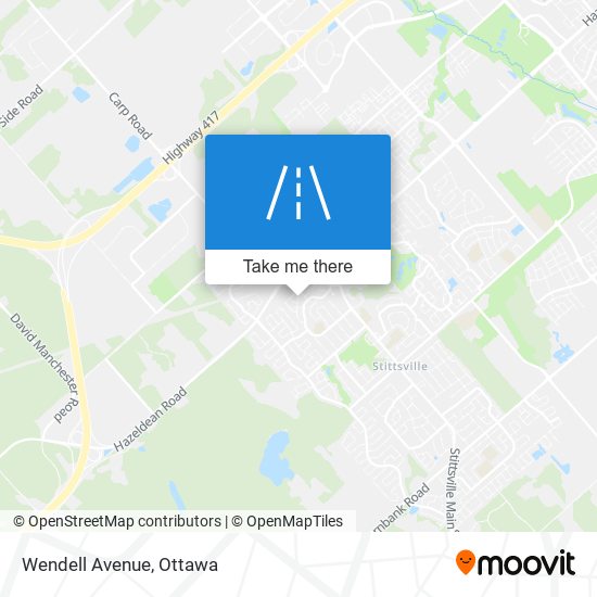 Wendell Avenue map
