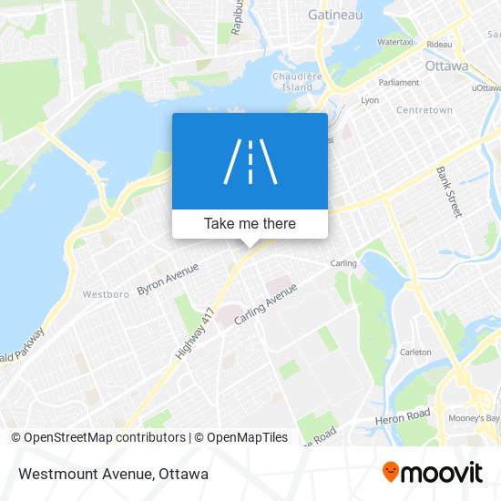 Westmount Avenue map